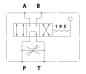 Preview: Válvula hidráulica, válvula de corte con válvula reguladora de flujo para motor hidráulico CPM y CPRM