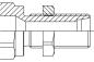 Preview: Quick Coupling, Female, Group 6, male bulkhead 18L, Type HMSTK-ST6-PV5-26CELS18-16M