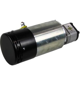 DC Motor-Pumpeneinheit, Hydraulikpumpe 3kW, 24 Volt, 2000 U/min, 6,3 cm3/U Zahnradpumpe, 12.6 l/min - Kopie