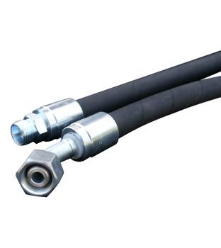 Hydraulic hose 2SC, DKOL, male/female DN06-08L 45°, assembled on your request