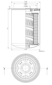 Filterpatrone 25 µm nom. für Filter Typ MPS-100