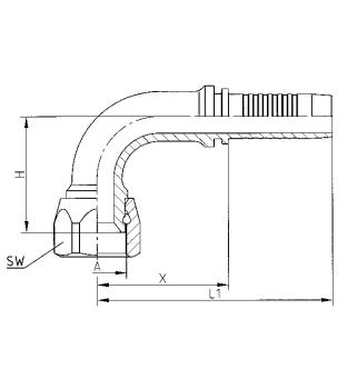 DKJ 90° - DN6 - 9/16"-18 UNF