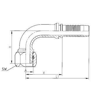 DKR90° - DN6 - G 1/8"