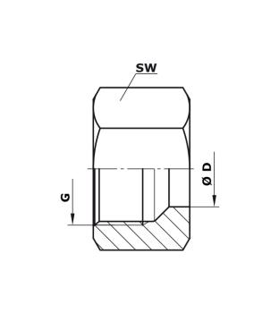 Union nut 10L