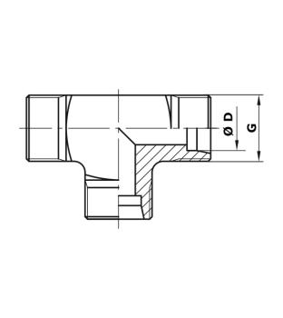 T-Verschraubung 12L