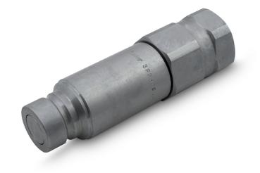 Steckkupplung flachdichtend, Stecker für Schnellkupplung BG 6, 3/4" Innengewinde, unter Druck kuppelbar Typ HMSTK-ST3FF12BSP20S