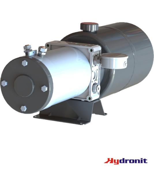 Hydraulikaggregat, Kompaktaggregat 3kW, 9,9 l/min, 12 Volt, 160 bar, Tankgröße wählbar, für einfach wirkenden Verbraucher - Kopie