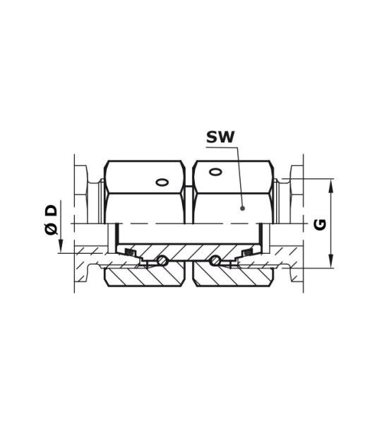 Swivel union 08S