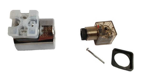 Imagen del producto: Válvula solenoide, válvula direccional 43 cerrada NG06 3C3 frontal