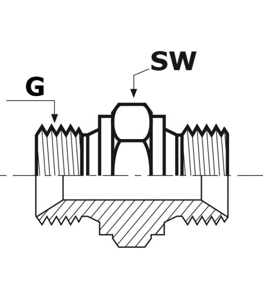 Gerader Stutzen 3/8"