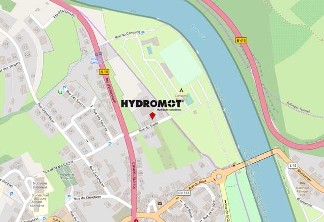 Standort Hydromot auf Landkarte